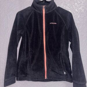 Columbia Black Jacket with Pink Accents